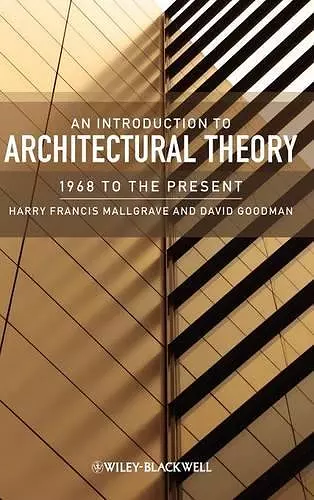An Introduction to Architectural Theory cover
