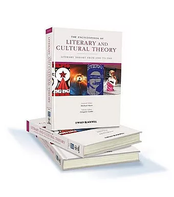 The Encyclopedia of Literary and Cultural Theory, 3 Volume Set cover