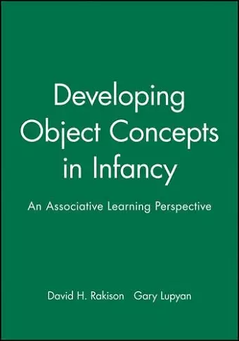 Developing Object Concepts in Infancy cover