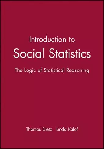 Introduction to Social Statistics: The Logic of Statistical Reasoning + CD cover