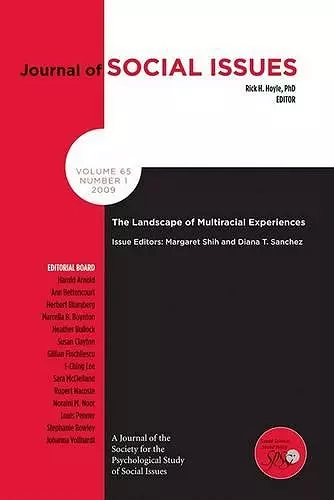 The Landscape of Multiracial Experiences cover