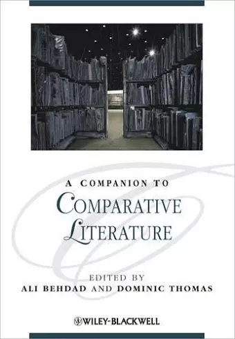 A Companion to Comparative Literature cover