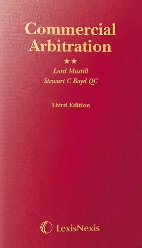 Mustill & Boyd: Commercial Arbitration cover