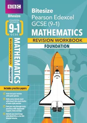 BBC Bitesize Edexcel GCSE (9-1) Maths Foundation Revision Workbook - 2023 and 2024 exams cover