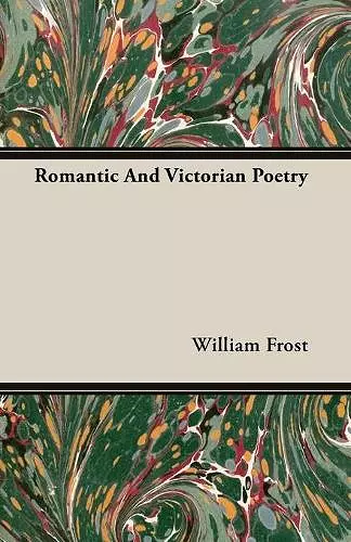 Romantic And Victorian Poetry cover