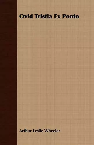 Ovid Tristia Ex Ponto cover