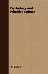 Psychology And Primitive Culture cover