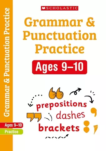 Grammar and Punctuation Practice Ages 9-10 cover