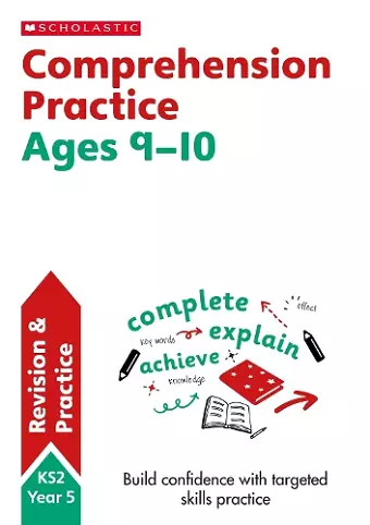 Comprehension Practice Ages 9-10 cover