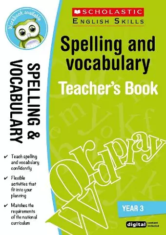 Spelling and Vocabulary Teacher's Book (Year 3) cover