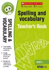 Spelling and Vocabulary Teacher's Book (Year 4) cover