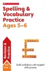Spelling and Vocabulary Practice Ages 5-6 cover