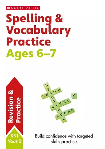 Spelling and Vocabulary Practice Ages 6-7 cover