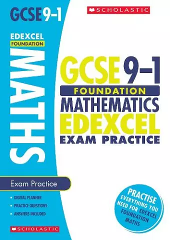 Maths Foundation Exam Practice Book for Edexcel cover