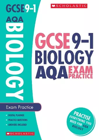 Biology Exam Practice Book for AQA cover