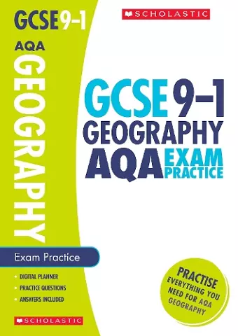 Geography Exam Practice Book for AQA cover