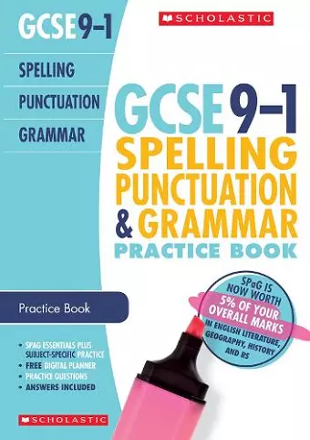 Spelling, Punctuation and Grammar Practice Book for All Boards cover