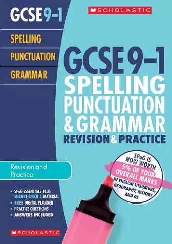 Spelling, Punctuation and Grammar Revision and Practice Book for All Boards cover