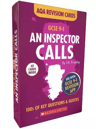 An Inspector Calls AQA English Literature cover