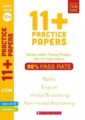 11+ Practice Papers for the CEM Test Ages 9-10 cover
