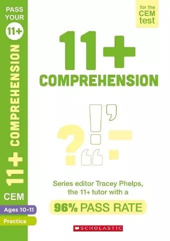 11+ English Comprehension Practice and Assessment for the CEM Test Ages 10-11 cover