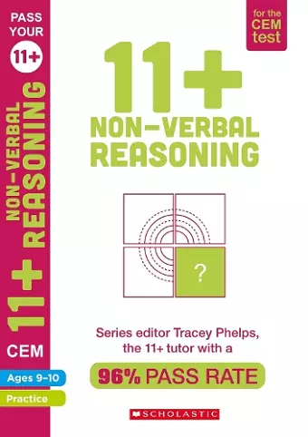 11+ Non-Verbal Reasoning Practice and Assessment for the CEM Test Ages 09-10 cover