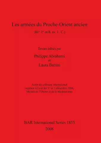 Les armées du Proche-Orient ancient (IIIe-Ier mill.av. J. -C.) cover