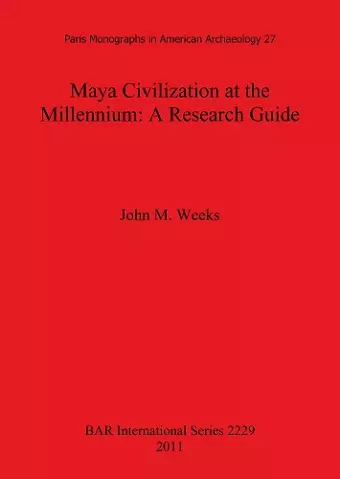 Maya Civilization at the Millennium cover