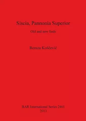 Siscia Pannonia Superior cover