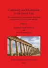 Continuity and Destruction in the Greek East cover