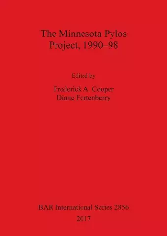 The Minnesota Pylos Project: 1990-98 Part 1 cover