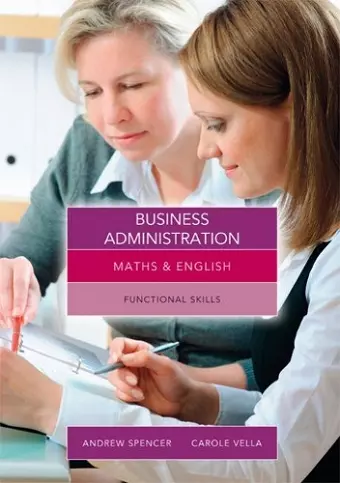 Maths and English for Business Administration cover