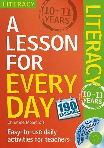 Lesson for Every Day: Literacy Ages 10-11 cover