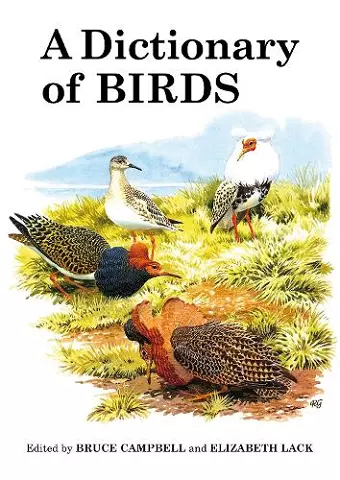 A Dictionary of Birds cover