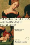 Women Writers in Renaissance England cover