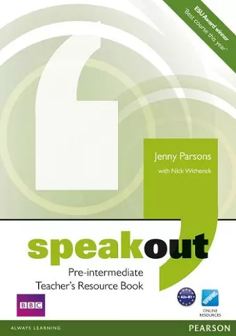 Speakout Pre-Intermediate Teacher's Book cover