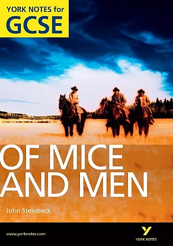Of Mice and Men: York Notes for GCSE (Grades A*-G) cover