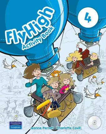 Fly High Level 4 Activity Book and CD ROM Pack cover