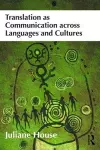 Translation as Communication across Languages and Cultures cover