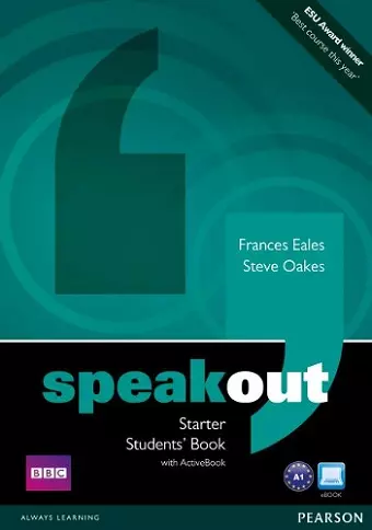 Speakout Starter Students Book with DVD/Active Book Multi Rom Pack cover