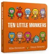 Ten Little Monkeys Board Book cover