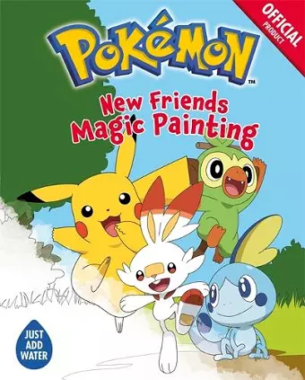 The Official Pokémon: New Friends Magic Painting cover