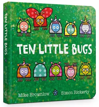 Ten Little Bugs Board Book cover