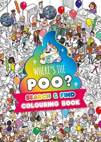 Where's the Poo? A search and find colouring book cover