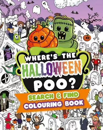 Where's the Halloween Poo? Search & Find Colouring Book cover