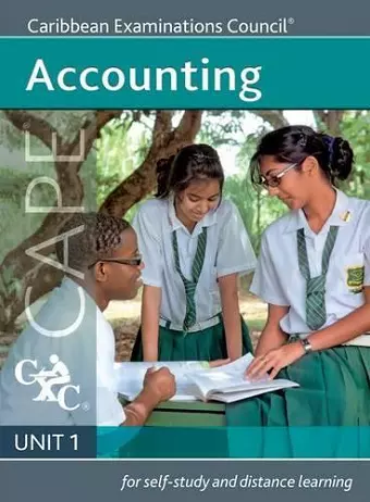 Accounting CAPE Unit 1 A CXC Study Guide cover