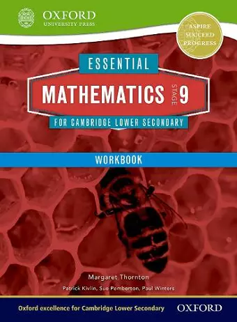 Essential Mathematics for Cambridge Lower Secondary Stage 9 Workbook cover