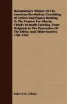 Documentary History Of The American Revolution cover