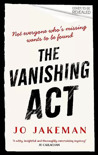 The Vanishing Act cover
