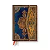 Safavid Indigo (Safavid Binding Art) Mini 12-month Horizontal Hardback Dayplanner 2025 (Wrap Closure) cover